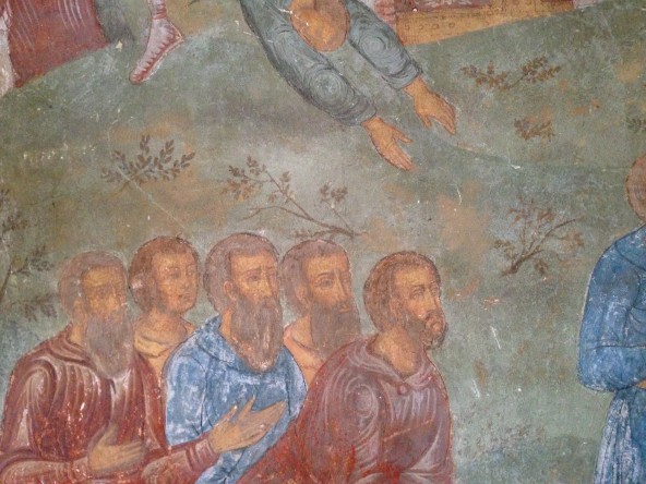 Фрески в храме Ильи Пророка в Ярославле