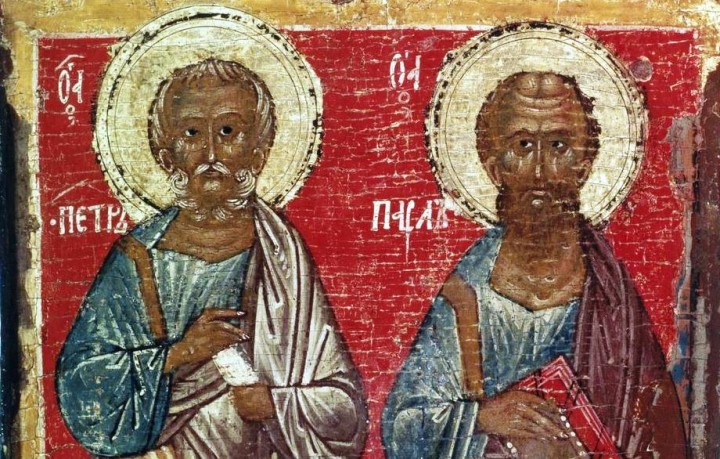Святые славные всехвальные первоверховные апостолы Петр и Павел