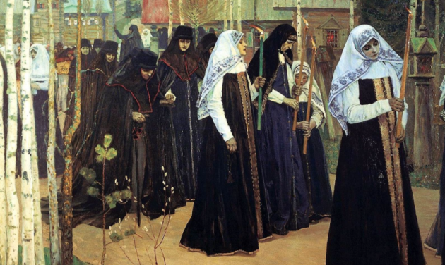 Кириллица, Когда православные носят обручальное кольцо на левой руке