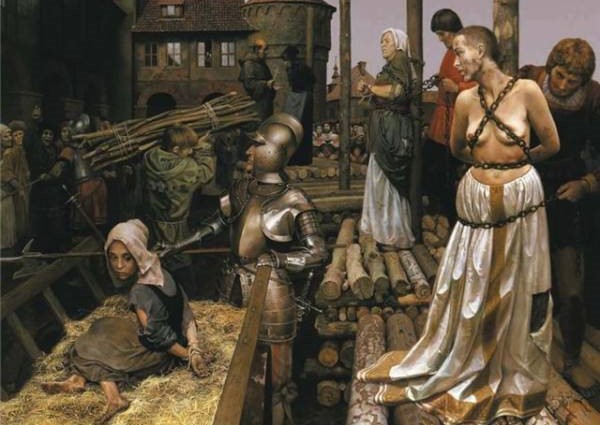 Какие казнили женщин в средневековой Европе