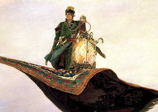 Какие волшебные средства передвижения были в русских сказках