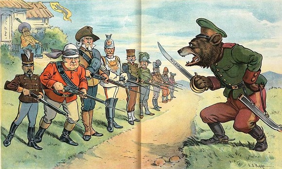Как западные карикатуристы изображали русских конца XIX и начала XX века