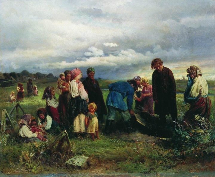 Зачем при прощании русские бросают горсть земли в могилу
