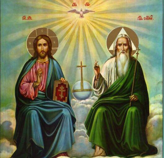 На какой иконе изображено сразу два Христа