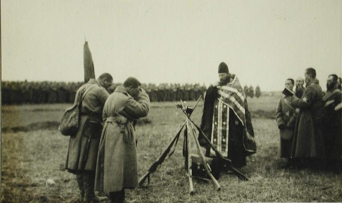 Как русские солдаты молились перед боем в ХХ веке