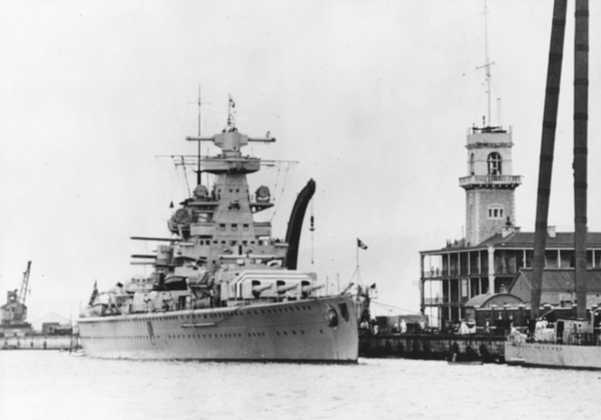 Что немецкий линкор делал в 1942 году в устье Енисея