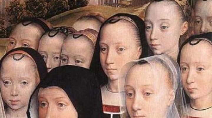 Почему в средневековой Европе женщины брили лоб